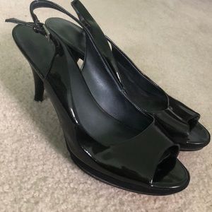 Nine West Open Toe 3-in Sling Back Heels